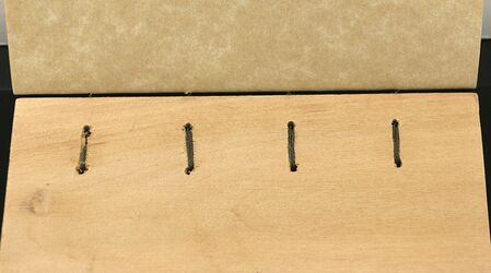 Ethiopian binding model with sewn boards (inside)