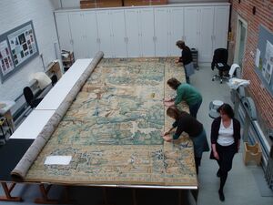 UK National Trust Textile Conservation Studio, Gideon tapestry
