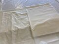 Polyester web can be flattened in heat press (right side flat)