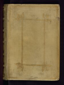 Gold tooling on a parchment over boards binding. 1470, Netherlands. The Walters Art Museum. W.918.