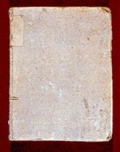 Binding demonstrating the use of paper to create a non-adhesive limp structure, related to a limp vellum binding
