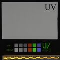 Fluorescence target for UVA/visible fluorescence