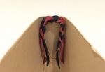 Practice model of an Ethiopian endband, completed using instructions from Greenfield and Hille.