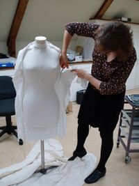Covering a mannequin