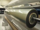 Roll of Polyester in a conservation lab