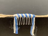 Model of a Renaissance Chevron endband (back)