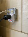 Auto shut-off outlet helps prevent leaving heat tools on by accident
