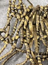 18th century metal bobbin lace close-up